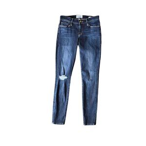 Frame Le Skinny blue Casual Women's Denim Jeans. Size 26